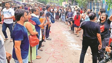 Nabanna Abhiyan, Kolkata rape murde case, Nabanna Abhiyan, Kolkata protest, Kolkata Police, RG Kar college security arrangements, Indian express news