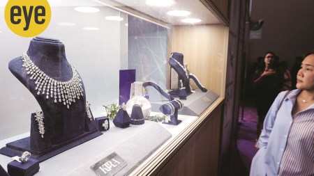 An exhibit of LGD jewellery at the International Jewellery Show (IIJS) in Mumbai (Courtesy: Pradip Das)