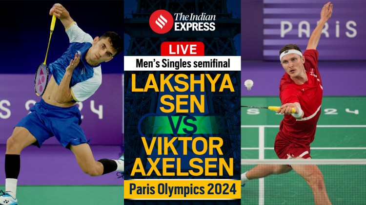 Lakshya Sen vs Viktor Axelsen Live Score, Paris Olympics 2024 Badminton Men's Single Semifinal: Follow Lakshya Sen vs Viktor Axelsen match