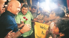 Arvind Kejriwals release, Delhi BJP, Aam Aadmi Party, Manish Sisodia, Manish sisodia padayatra, Independence Day celebrations, excise policy case, delhi news, Indian express news