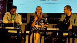 LinkedIn's Meg Garlinghouse at Charcha event