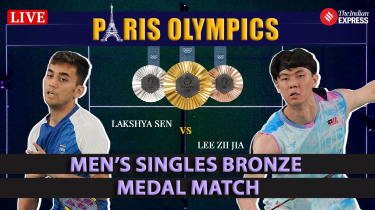 Lakshya Sen vs Lee Zii Jia Live Score, Paris Olympics 2024 Badminton Men's Singles Bronze Medal Match: Lakshya will eye India's fourth medal at the Games.