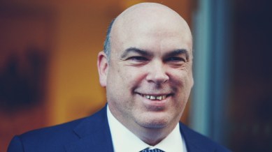 British entrepreneur Mike Lynch leaves the High Court in London