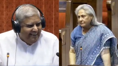 Veteran actor-MP Jaya Bachchan lightened the mood in the house with her joke.