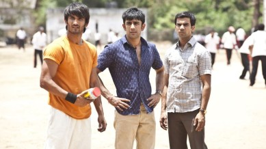 Sushant Singh Rajput, Amit Sadh and Rajkummar Rao in a still from Kai Po Che, in which Mukesh Chhabra was the casting director.