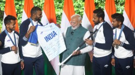 Narendra Modi meets Indian Olympians