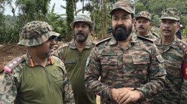 Mohanlal visited landslide-hit Wayanad in Army uniform on Saturday