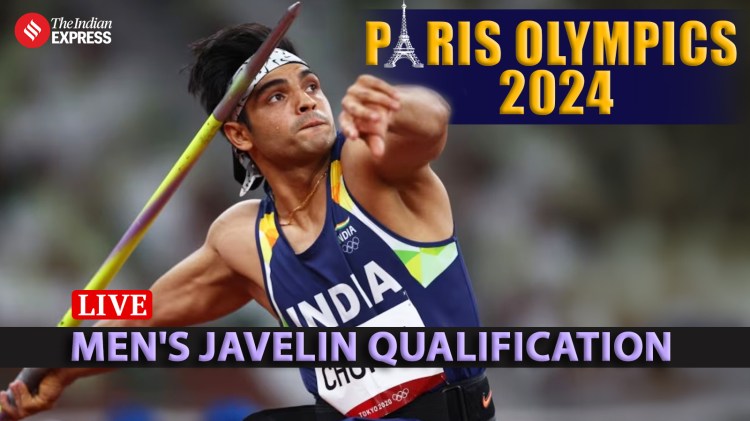 Neeraj Chopra and Kishore Jena, Paris Olympics 2024 Men's Javelin Throw Qualification Match Live Updates: The javelin throw qualification round featuring the two Indian throwers is being held at the Stade de France in Paris.