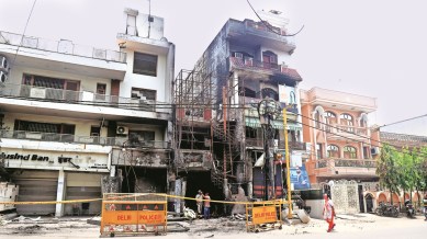 Anti-Corruption Branch, ACB audit report, nursing homes inspection, Delhi hospitals, Non Objection Certificate, Vivek Vihar hospital fire, Delhi L-G V K Saxena, delhi news, Indian express news