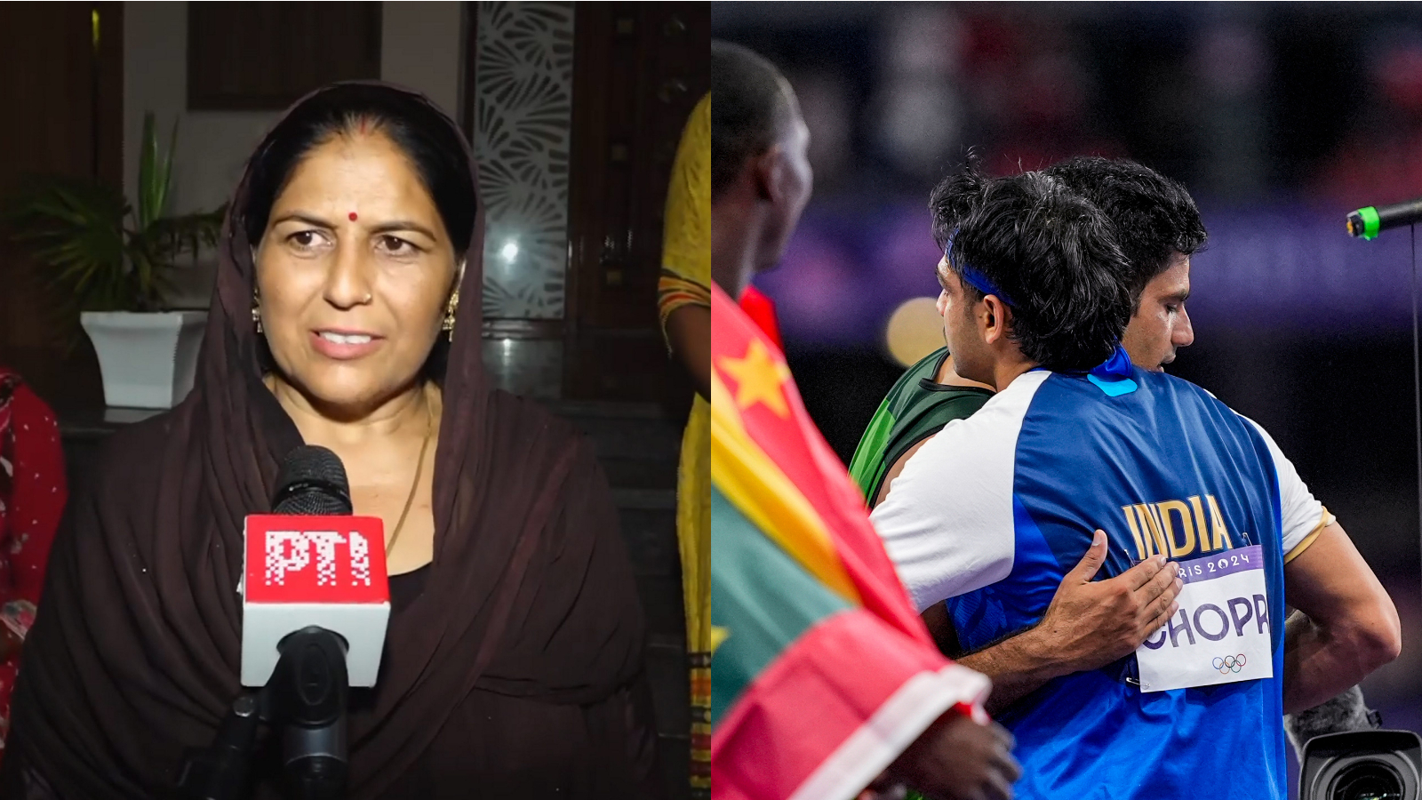 Neeraj Chopra’s mother gives gold standard response ‘Arshad Nadeem is