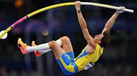 Paris Olympics: With 6.25m. Duplantis overtook Duplantis again at Paris 2024. (REUTERS)