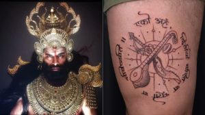Nikitin Dheer's latest tattoo is an ode to his Srimad Ramayan character Ravan
