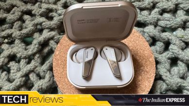 Noise N1 Pro combines sleek design with advanced noise-cancelling at an unbeatable price. (Image: Nandagopal Rajan/The Indian Express)
