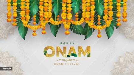 Onam 2024 Datedeeply rooted in Hindu mythology and commemorates the homecoming of the legendary King Mahabali, whose reign is remembered as a time of prosperity, happiness, and equality. (Source: Freepik)