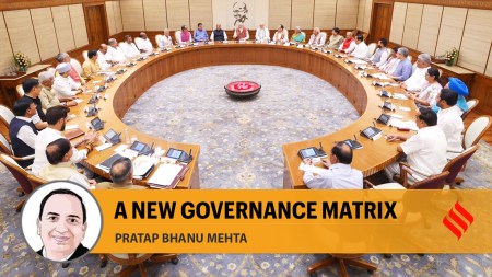 Prime Minister Narendra Modi chairs his first Cabinet meeting at the start of his third term in New Delhi