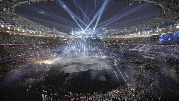  Participants attend the 2024 Summer Olympics closing ceremony at the Stade de France