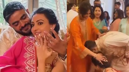 Priyanka Chopra blesses brother Siddharth and sister-in-law Neelam after  they touch her feet at wedding festivities. Watch video, pics | Bollywood  News - The Indian Express