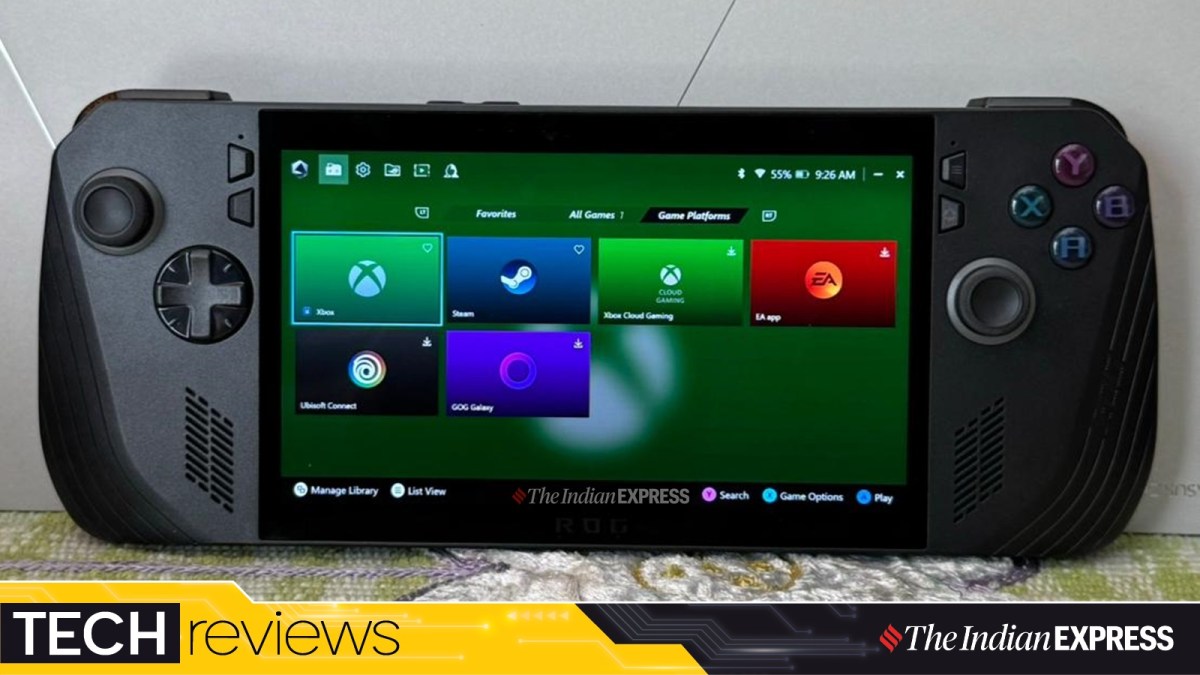 The ROG Ally X has Xbox-esque gamepad layout.