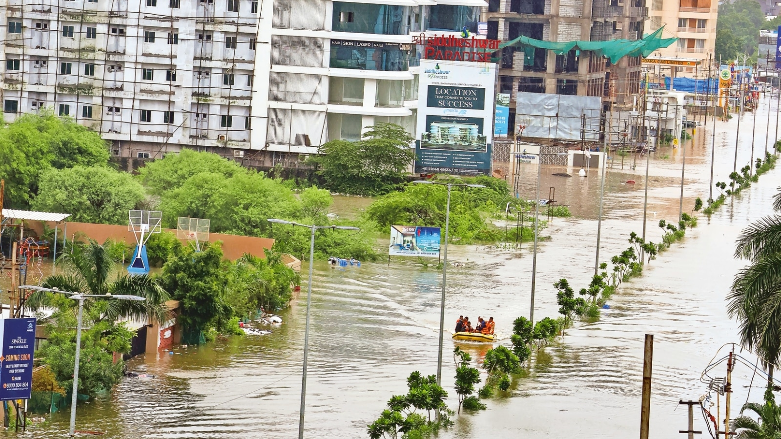 Heavy Rainfall Hits Ahmedabad, Schools Closed