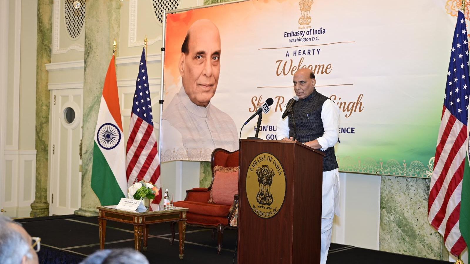 India-US together can ensure global peace, prosperity, stability: Defence Minister Rajnath Singh