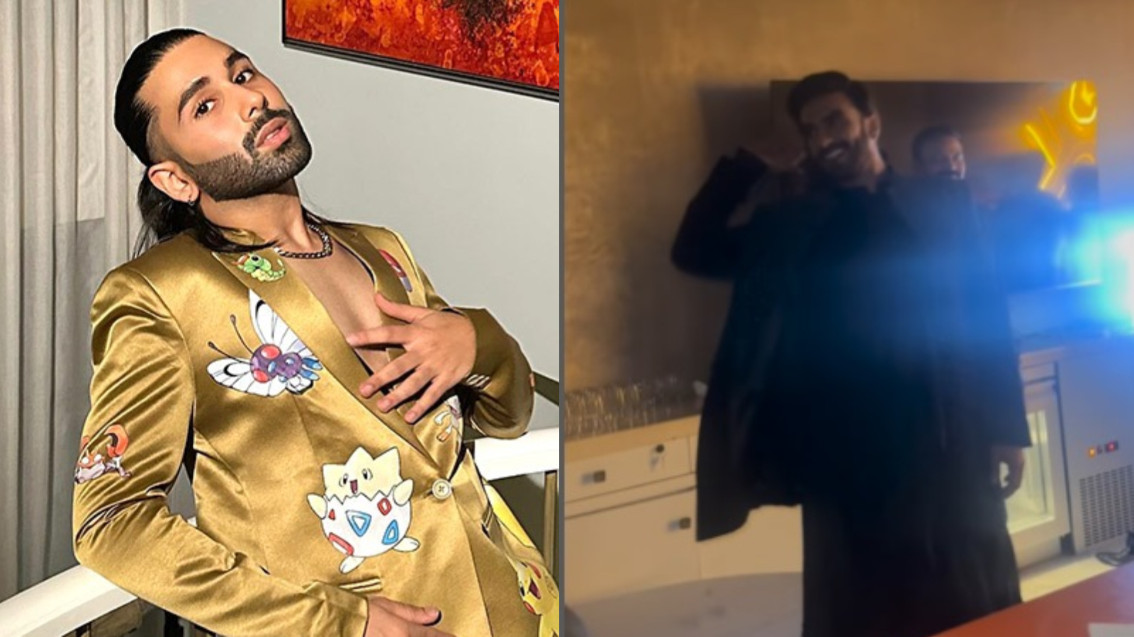 Ranveer Singh pulls off Orry's signature pose in hilarious video, winning  approval from him, Deepika Padukone. Watch | Bollywood News - The Indian  Express