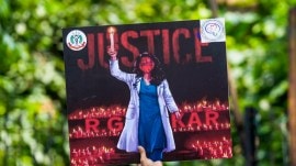 Kolkata doctor rape-murder, Bar Council of Delhi protest, black ribbons Kolkata doctor,