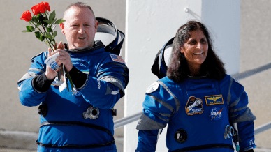 The Starliner spacecraft, launched in June with the two American astronauts, is undergoing a crucial test mission needed for NASA to certify the spacecraft for routine astronaut flights.