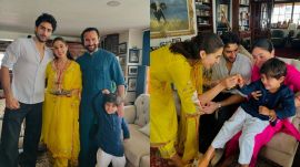 Sara Ali Khan celebrates Rakshabandhan with Ibrahim Ali Khan and Jeh