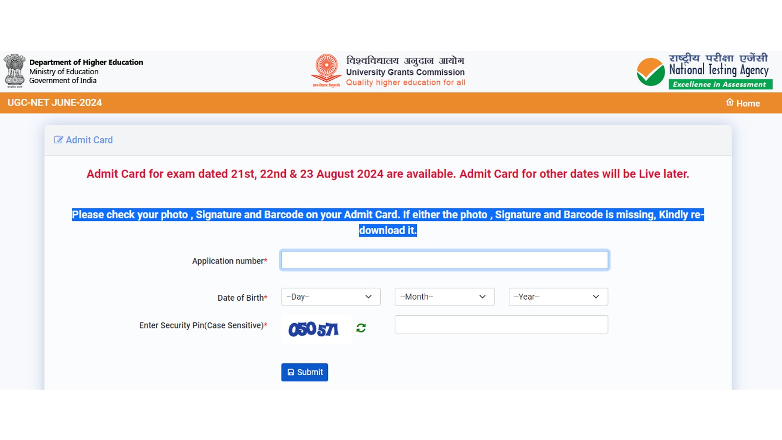 UGC NET June 2024 admit cards out, websites to download hall ticket