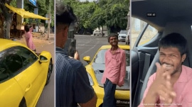 Content creator Seenu Malik's gesture of giving a specially-abled man in a Porsche has touched millions of people.