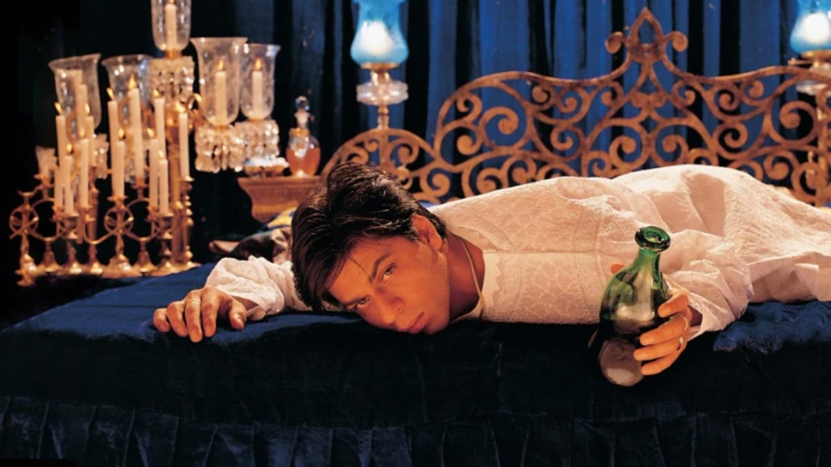Shah Rukh Khan in a still from Devdas (Express Archive)