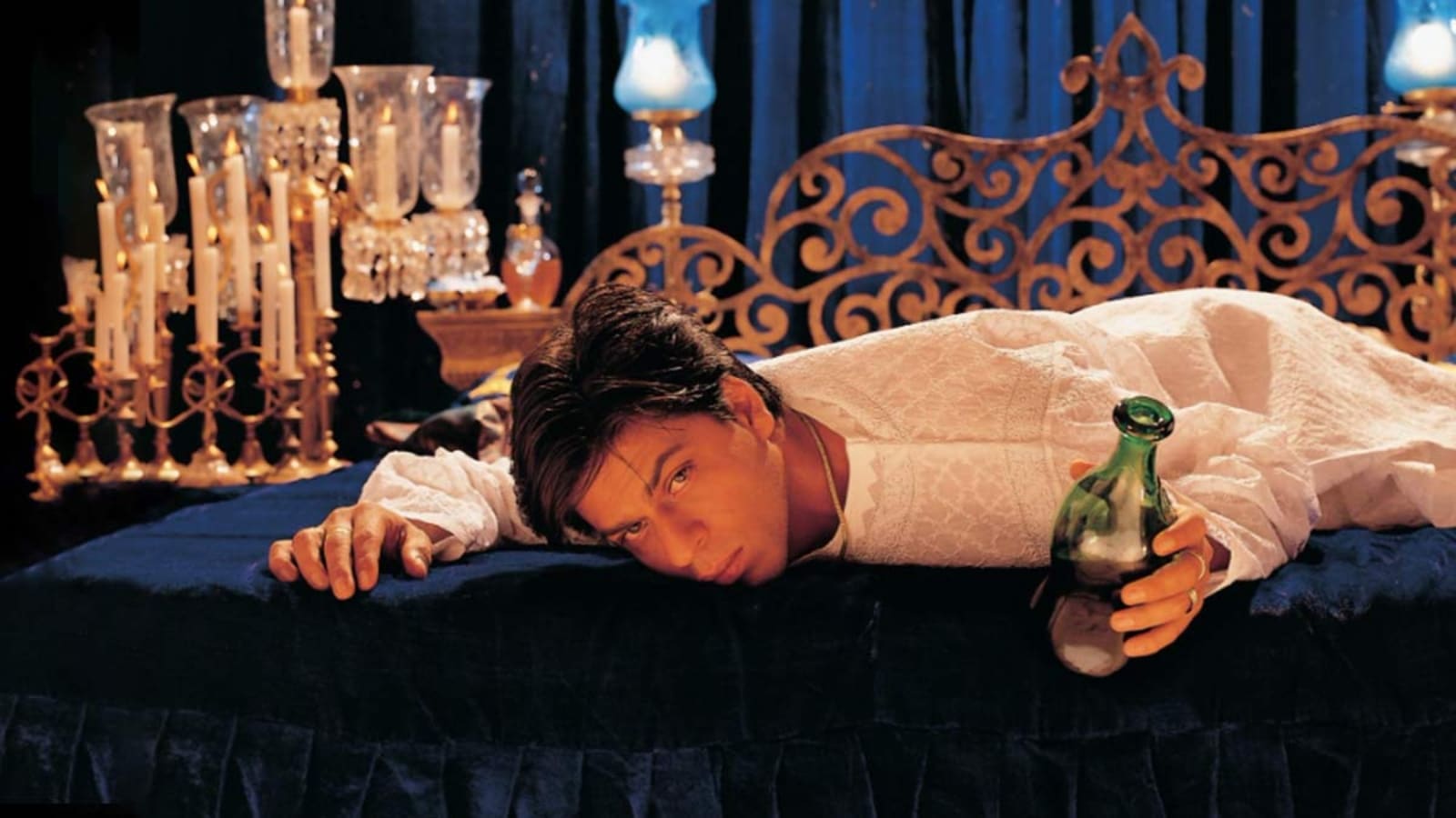 Shah Rukh Khan in a still from Devdas (Express Archive)