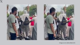 The video shows a woman exercising on the elliptical machine stolen from former Bangladesh PM Sheikh Hasina’s residence