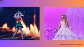 Swifties came together in an impromptu gathering (Image source: @taylorswift/Instagram)