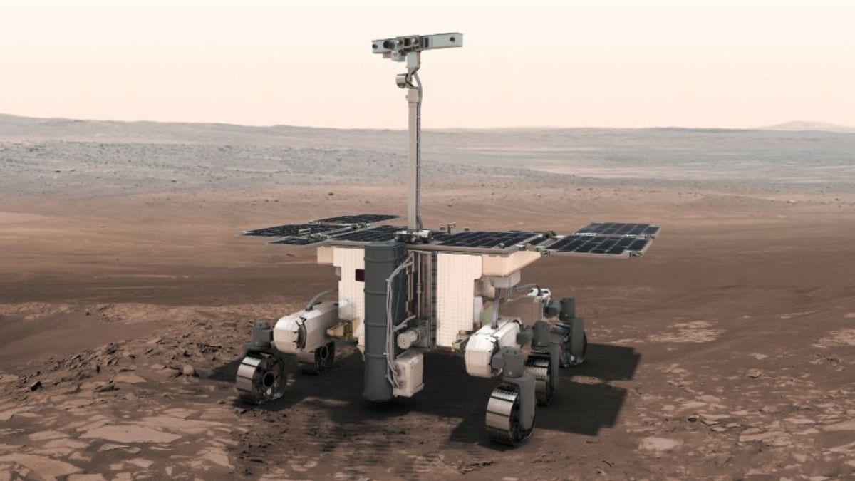 The Rosalind Franklin Mars rover.