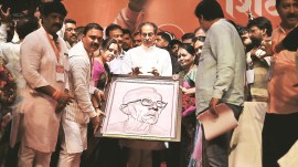 Uddhav Thackeray, Thackeray targets BJP, Hindutva, Amit Shah, Afghan ruler Ahmad Shah Abdali, Marathas, Third Battle of Panipat, Shiv Sena, Nawaz Sharif, Pakistan, Hindutva, Indian express news