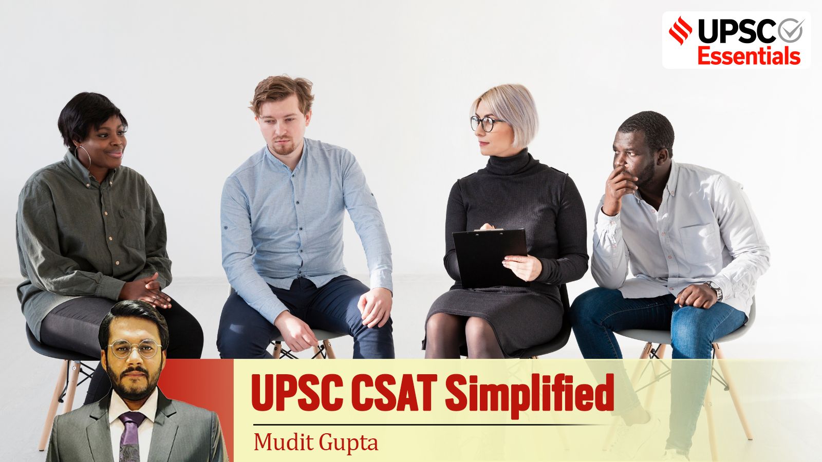 UPSC CSAT Simplified: Sitting arrangement questions mudit gupta