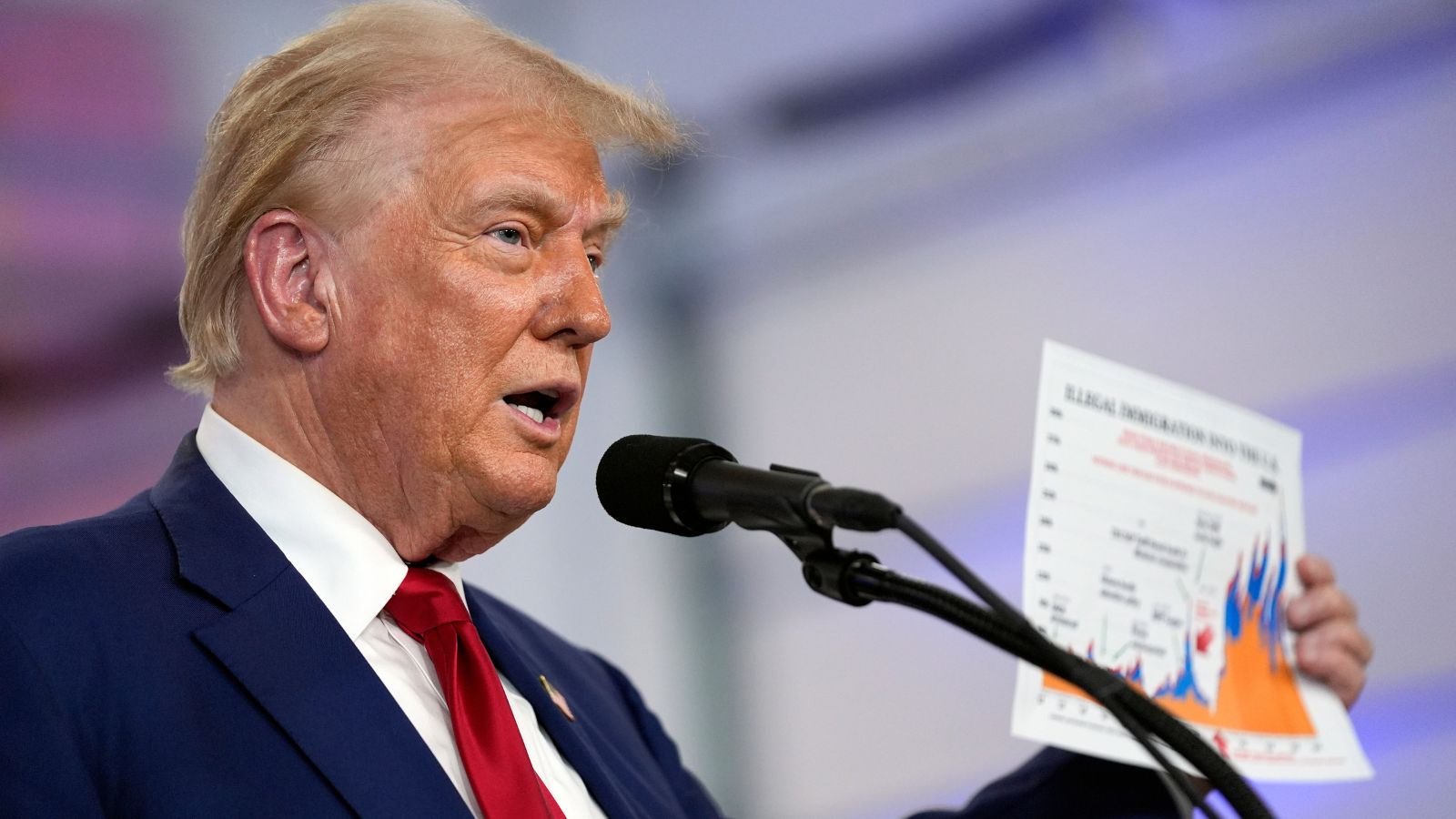 Trump campaigns in Michigan town with historic links to white extremism