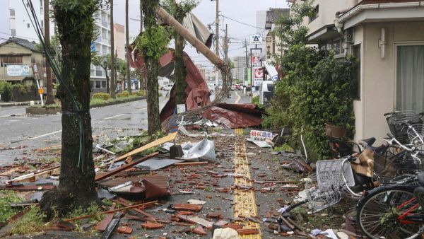 Japan strong winds