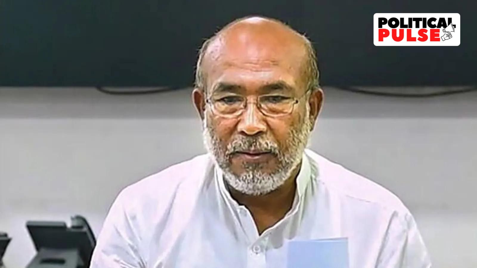 His govt facing a crisis of confidence, Biren Singh calls meeting of Manipur MLAs today | North East India News - The Indian Express