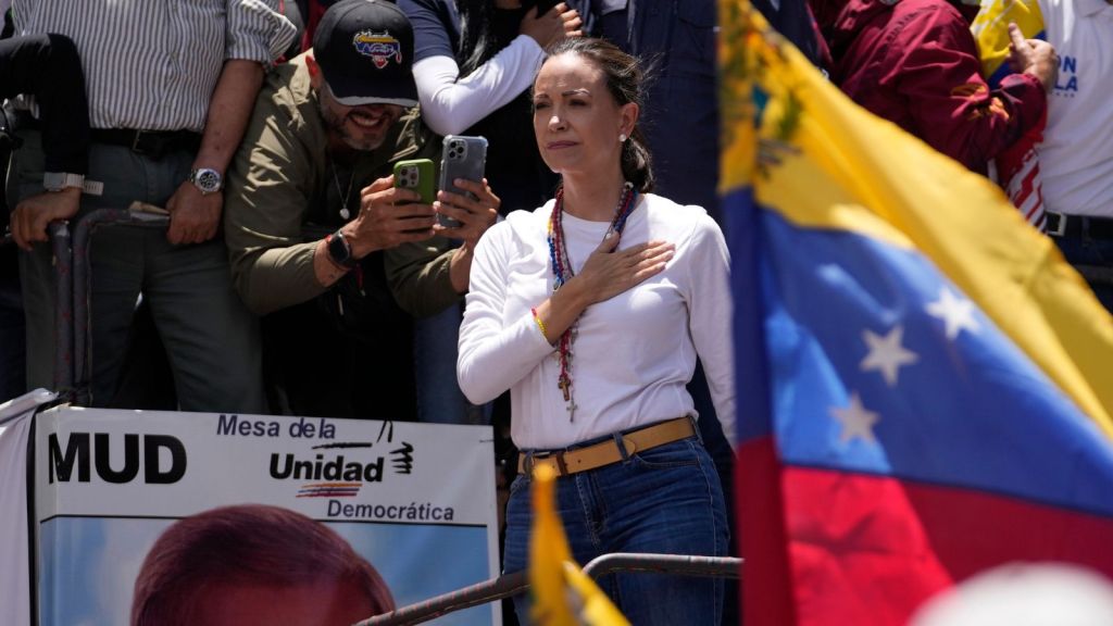 Venezuelan opposition leader joins protests amid election controversy ...