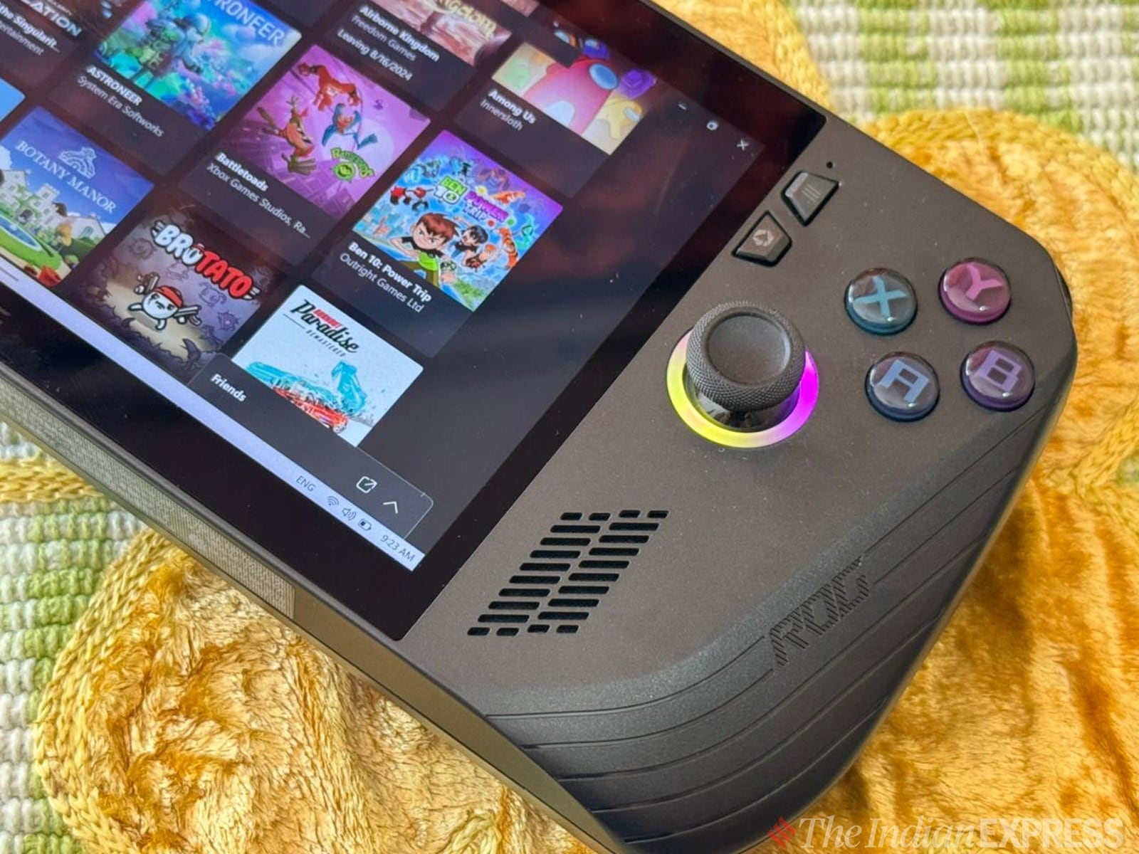 Asus ROG Ally X joystick