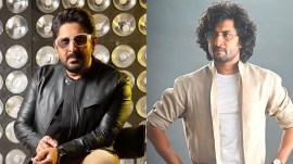Nani (right) has reacted on Arshad Warsi's (left) comments on Prabhas' Kalki 2898 AD