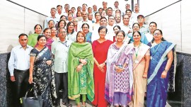 Atishi meets MCD school principals, leadership training at IIM-A, Municipal Corporation of Delhi, MCD Mayor Shelly Oberoi, MCD schools, Delhi government, education minister atishi, Indian express news
