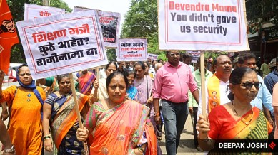 badlapur protest-mumbai