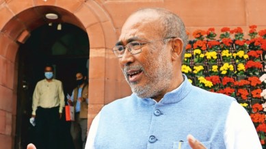 Imphal, Guwahati, Manipur Assembly, Manipur Assembly session starts, Manipur Legislative Assembly, N Biren Singh, Indian express news, current affairs