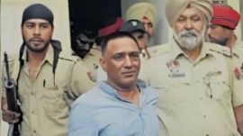 Raja Kandola of Nawanshahr, who is currently lodged in the Tihar Jail has for nine years’ imprisonment in a 2012 PMLA case linked to a Rs 200 crore drug (methamphetamine) seizure. (Photo: X/@Majha_IN)
