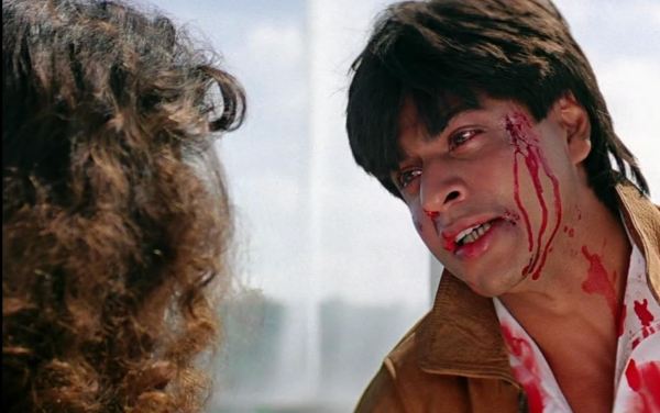 Shah Rukh Khan in Darr.