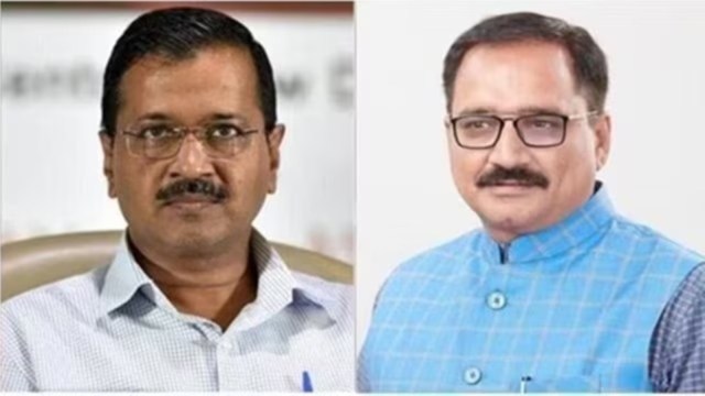 AAP vs BJP over mcd school conditions, AAP world-class education pitch, MCD school conditions, MCD school in Kapashera, MCD schools lack of basic facilities, Atishi, Manish Sisodia, Delhi BJP president Virendra Sachdeva, Indian express news