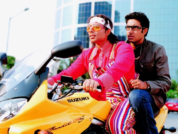 Uday Chopra and Abhishek Bachchan in Sanjay Gadhvi's Dhoom